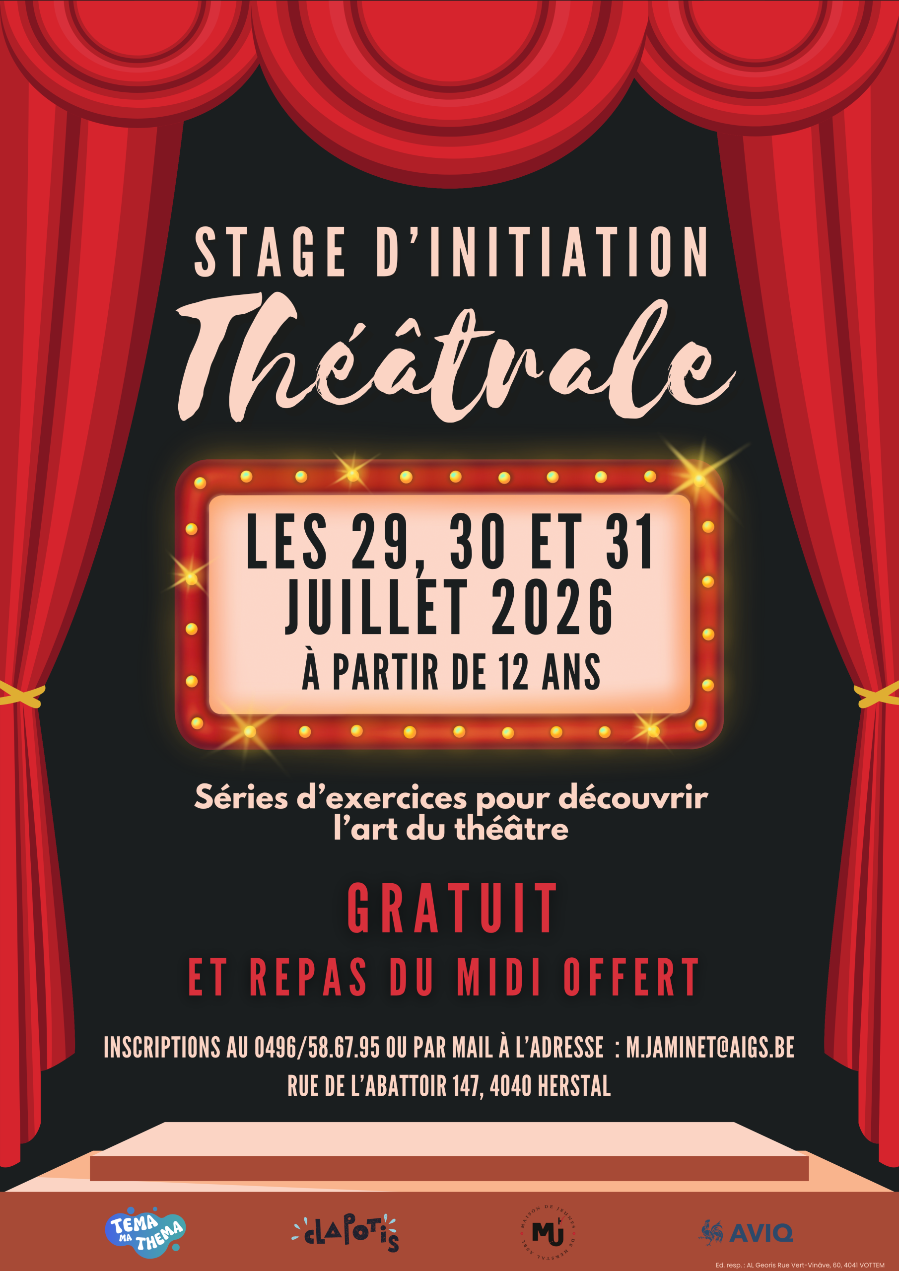 Stage théâtre
